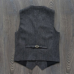 Casual Formal Business Vest for Men Single Breasted Slim Fit Vintage  Waistcoat Casual Gilet voguable