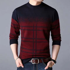 Autumn Winter KPOP Fashion Harajuku Sweater Man All Match Thick Knitting Tops Men Loose Casual Long Sleeve Pullover Y2K T-shirts voguable