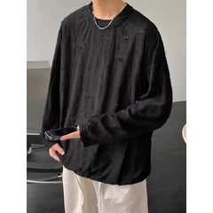 Spring Autumn New Fashion Solid T-Shirts Casual Loose Tees All Match Pullovers O Neck Long Sleeve Korean Style Sweatshirt Tops voguable