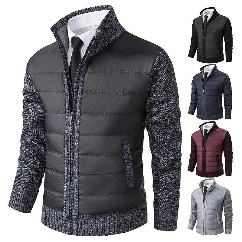 Autumn and winter new men's casual and comfortable fashion trend loose warm cardigan sweater voguable