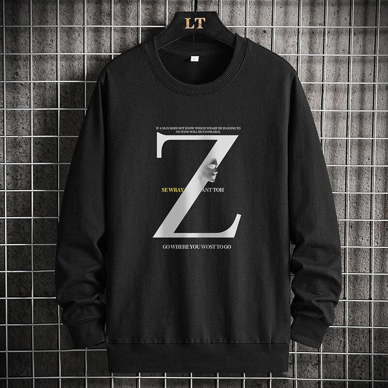 Voguable  2021 Fashion Harajuku Sweatshirts Men Spring Autumn New Hip Hop Hoody Mens Casual O-Neck Patchwork Sweatshirt for Young Men voguable