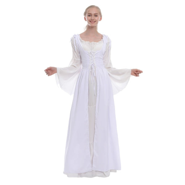 Halloween Women European Medieval Dress Cosplay Palace Carnival Party ...