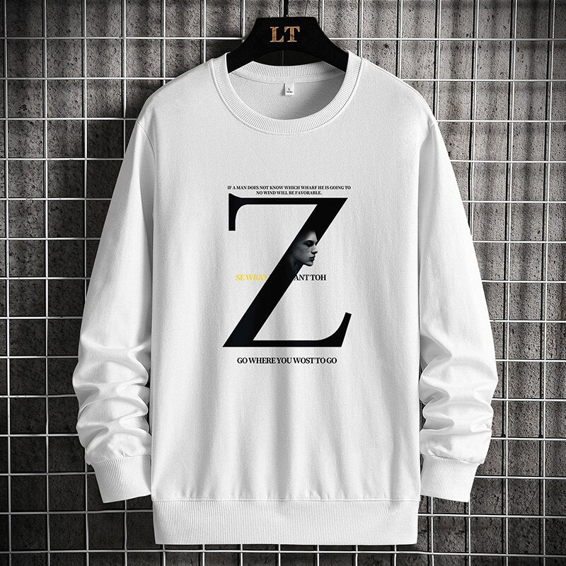 Voguable  2021 Fashion Harajuku Sweatshirts Men Spring Autumn New Hip Hop Hoody Mens Casual O-Neck Patchwork Sweatshirt for Young Men voguable