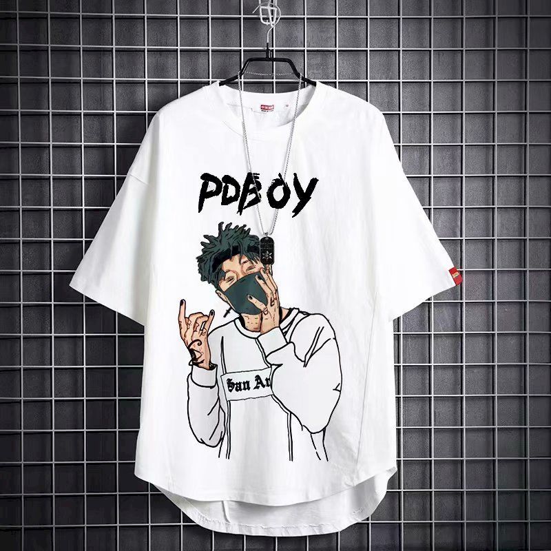 Voguable Round Neck Thin T-shirt Men's Long-sleeved Suit Tide Brand Young Students Male Trend Spring Fall Punk Clothes 2021 New Harajuku voguable