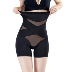 Voguable Cross Compression Abs Shaping Pant Tighten Soft Women Knickers Tummy Control Corset Girdle Shapewear Body Shaper voguable