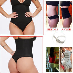 Voguable  Seamless Butt Lifter Tummy Control Shapewear Thong Underwear Panties Invisible Control Knicker Body Shaper Hight Waist voguable