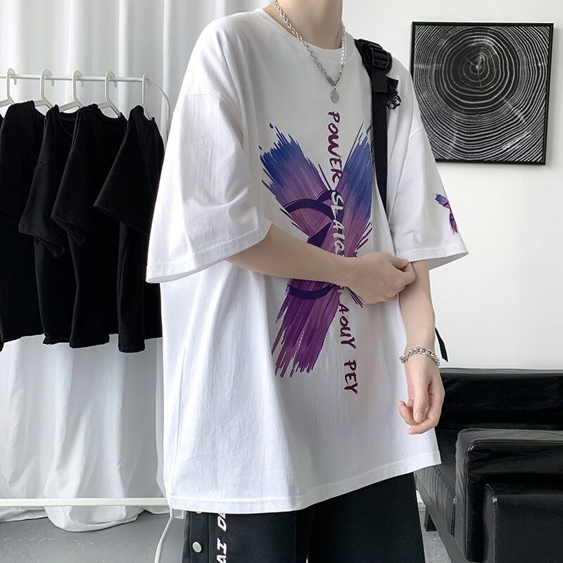 Men Summer Graffiti T Shirts Streetwear Oversize Casual Tshirt For Male  New Short Hip Hop Brand Sleeve Man Tees voguable