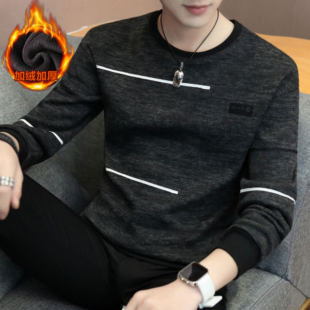 Voguable Men's Hoodies Long Sleeve Sweatshirt 2021 new Spring autumn trend preppy style teenage boy male khaki dark gray voguable