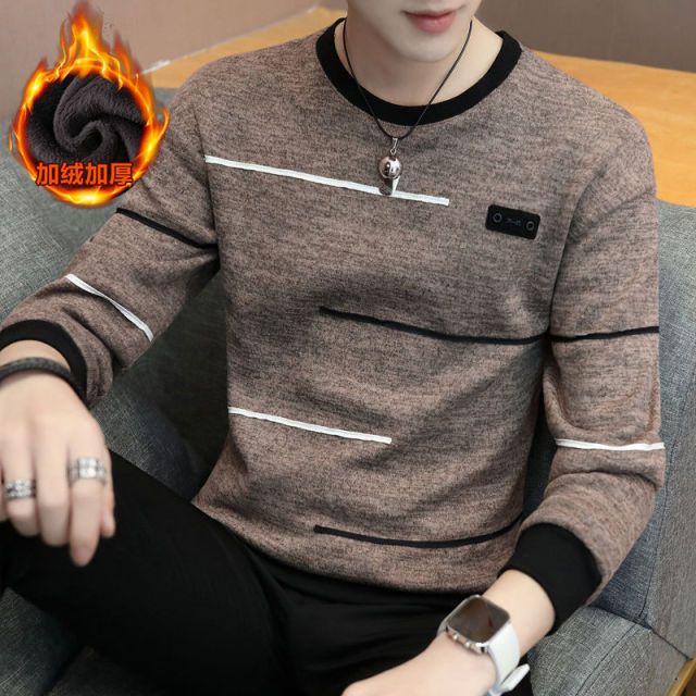 Voguable Men's Hoodies Long Sleeve Sweatshirt 2021 new Spring autumn trend preppy style teenage boy male khaki dark gray voguable