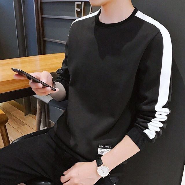 Voguable Men's Hoodies Long Sleeve Sweatshirt 2021 new Spring autumn trend preppy style teenage boy male khaki dark gray voguable