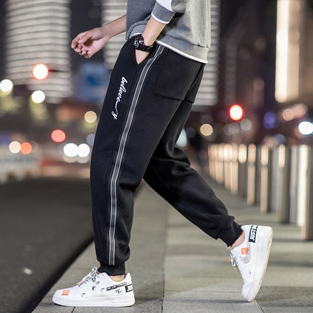 Voguable 2021 Spring Autumn Black GREEN Men Pants Fashions Joggers Casual Sweatpants Track Men'S Sweat Trouser voguable